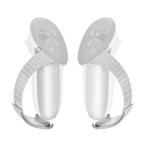 Genérico - Compatible Con Meta Quest 3/3S Estuche Protector Con Agarre Diseño Antideslizante Y Resistente A Caídas Correa De Muñeca Ajustable Abs Y Nailon Duraderos - Gris