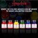 thumbnail image 3 of Pintura acrílica para cuero Angelus, azul claro, 120 ml, resistente al agua, 3 of 5