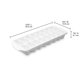 thumbnail image 2 of Bandeja para Cubitos de Hielo Sterilite Blanca apilable Paquete de 12 33x12x4 cm, 2 of 6