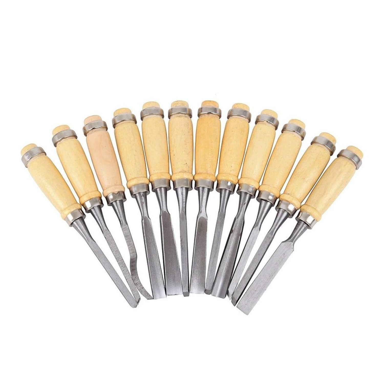 Genérico - Juego De Cinceles Para Tallar Madera Gubia 12 Pcs