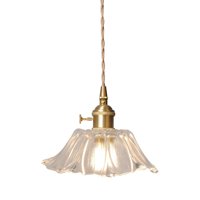 Ioensy - Lámpara Colgante Moderna Con Forma De Flor Para Cafetería, Comedor, Tienda De Ropa