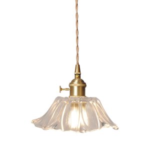 Ioensy - Lámpara Colgante Moderna Con Forma De Flor Para Cafetería, Comedor, Tienda De Ropa