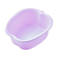 Ioensy - Bañera Para Pies Robusta Tamaño Grande Para Remojar Los Pies Bañera Para Pedicura Y Masaje Violeta