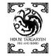 thumbnail image 1 of Decomural House Targaryen Game Of Thrones WS-34190, 1 of 2