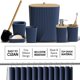 thumbnail image 3 of Set de accesorios de baño Clara Clark Navy Blue 20 piezas, 3 of 8