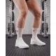 thumbnail image 3 of Calcetines Mujer Deportivos Largos Athena Crew - Crema Moonstone - 8 pares, 3 of 6