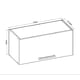 thumbnail image 3 of Mueble Mural Aéreo Conecta - 700 mm Ebano Fosco Alecrim 1302L.0001, 3 of 3