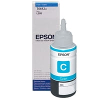 Botella Tinta Epson T664 Original Cyan