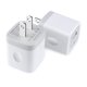 thumbnail image 1 of Cargador de pared USB Uenlio, 5 V, 1 A, 2 unidades, color blanco, 1 of 6