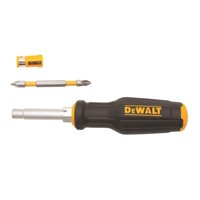 Juego De Puntas De Destornillador Dewalt Max Fit 6 En 1 Multibit Sd