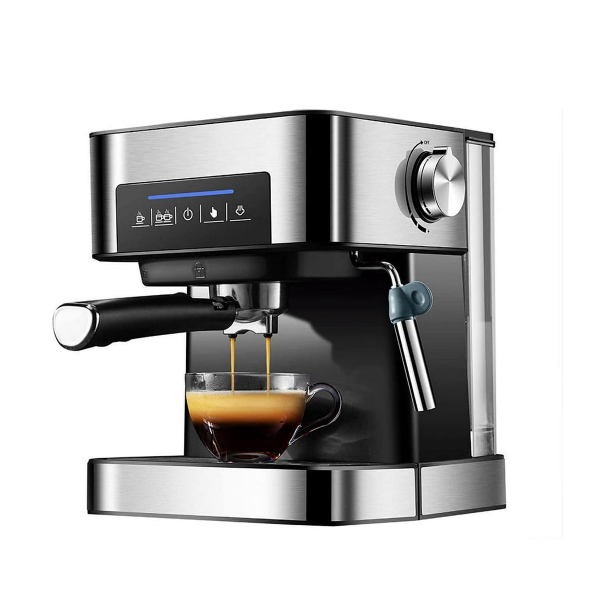 Genérico - Maquina Café Espresso Espumador De Leche Raf R.136 Negro