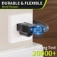 thumbnail image 5 of Cable de extensión Seeklyze 16/3, 0,9 m, 13 A, 125 V, 1625 W, negro para interiores, 5 of 9