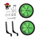 thumbnail image 4 of Ruedas De Entrenamiento Para Bicicleta Infantil, Ruedas Auxiliares De Repuesto Portátiles, Color Verde, 4 of 5
