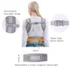 thumbnail image 3 of Mommore Mochila Porta Bebés Ligero 3 en 1 Gris, 3 of 5