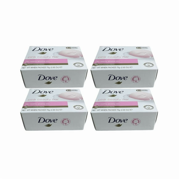 Pack 4 Jabones en Barra Dove Beauty Bar Pink Rosa 75gr