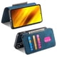 thumbnail image 2 of Funda Billetera Magnética para Xiaomi Poco X3 NFC Soporte Tarjetas Desmontable Azul, 2 of 6