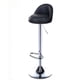 thumbnail image 1 of Silla Para Bar Con Base De Metal Y Espaldar Color Negro, 1 of 4