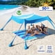 thumbnail image 3 of Carpa de playa Rhino Valley Sun Shelter UPF50+ con sacos de arena, 3 of 8