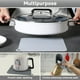 thumbnail image 4 of 1/2/4pcs Sink Stopper Bathtub Drain Cover, Kitchen Sink Stopper, Shower Drain Hair Catcher, Floor Drain Anti-Odor Mat, 5-6 In Large Silicone Stopper, Flat Suction For Kitchen, Bathroom, Floor Drains,, 4 of 4