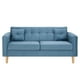 thumbnail image 1 of Sofa New Retro 3c Felpa 05 Azul Petroleo, 1 of 6