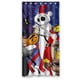 thumbnail image 1 of Cortina de ducha de calavera de Papá Noel espeluznante, juego de cortina de baño con ganchos, tamaño 36 x 72 pulgadas, 1 of 3