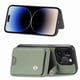 thumbnail image 2 of Funda Billetera Tejida para iPhone 14 Pro Max con Soporte y Tarjetero Verde, 2 of 5