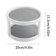 thumbnail image 1 of 1pc 360° Rotating Spice Rack Organizer, Seasoning Holder, Round Multi Functional Storage Tray, Anti Sliding Rotatable Condiment Storage Rack, Kitchen Accessories, 1 of 5