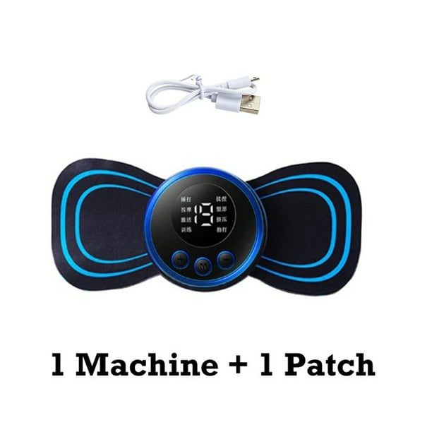 Electric Neck Massager 8 Modes 19 Levels Muscle Massager Beauty Health Portable Cervical Massage Relaxation Treatment Tool