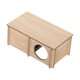 thumbnail image 4 of Casa De Hámster Y Suministros De Escondite Escondite De Hámster Para Lemmings Ratón De Hámster Enano Dos Habitaciones, 4 of 5