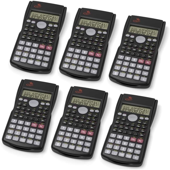 Calculadora científica RED STAR TEC SC-216, paquete de 6