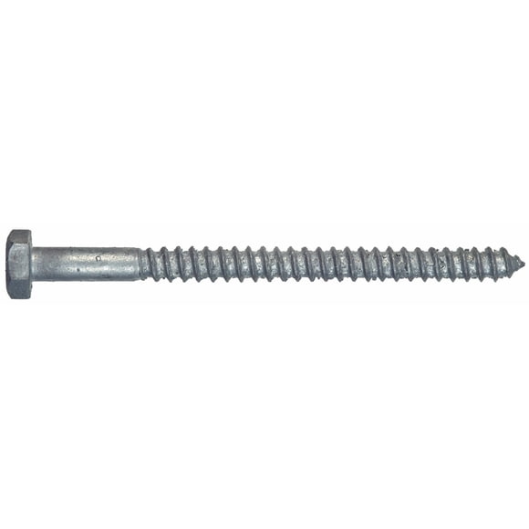 Screw Hillman, 1/4 pulgadas x 5 cm, galvanizado en caliente, paquete de 100