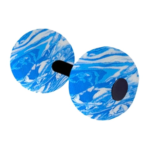 Magideal - Mancuernas Acuáticas Para Ejercicios Aeróbicos Acuáticos Profesionales, Fitness En Piscina, Adultos, Entrenamiento De Natación, Mancuernas Acuáticas Azul Y Blanco