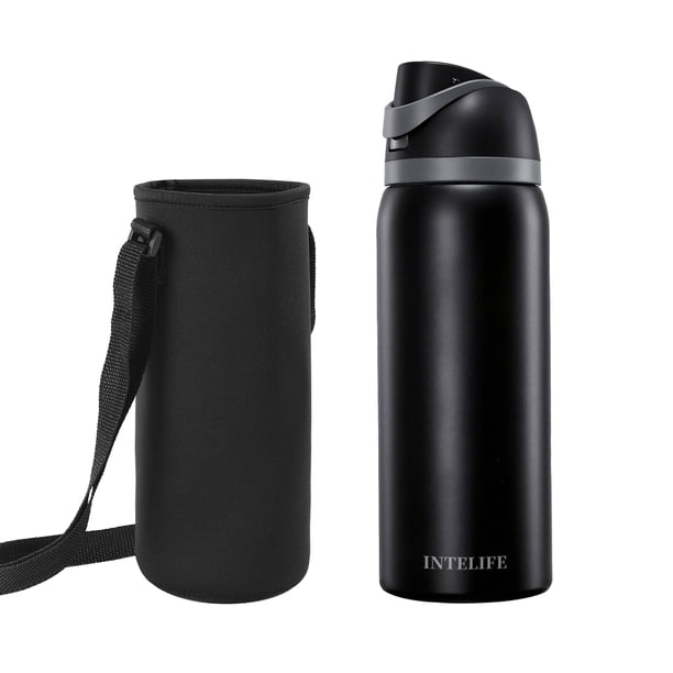 Termo Botella 900ml Agua Térmica Acero Inoxidable Estuche