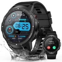 Paybay - Reloj Inteligente Para Hombre Con Llamadas Bluetooth Resistente Al Agua Militar Rastreador De Actividad Física Y Sueño 110 Modos Deportivos Compatible Con Samsung Android Iphone E Ios