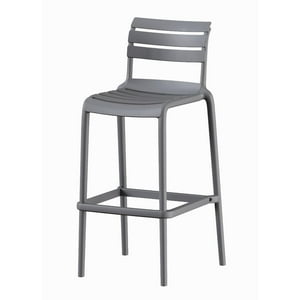 Escandinavia - Piso Taburete Silla Alta Bar Cocina Galt 65Cm Gris Gris Oscuro Tamaño Unico