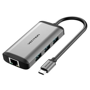 Hub 6 En 1 Hdmi4K/Usb3.0X3/Pd/Rj45 - Vention