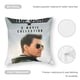 thumbnail image 5 of Top Gun Fundas de almohada de terciopelo con tema, regalos de funda de almohada, decoración para el hogar, cojín de lanzar, regalo de cumpleaños para fans y parejas. 45cm x 45cm., 5 of 6
