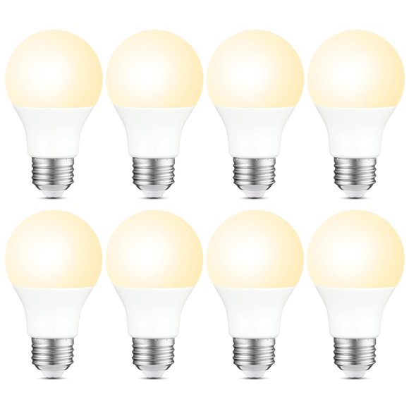 Bombilla LED Sigalux 8,5 W (equivalente a 60 W) Luz Blanco Cálido – Pack de 8