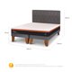 thumbnail image 3 of Cama Europea Bee Comfort King Base Dividida, 3 of 9
