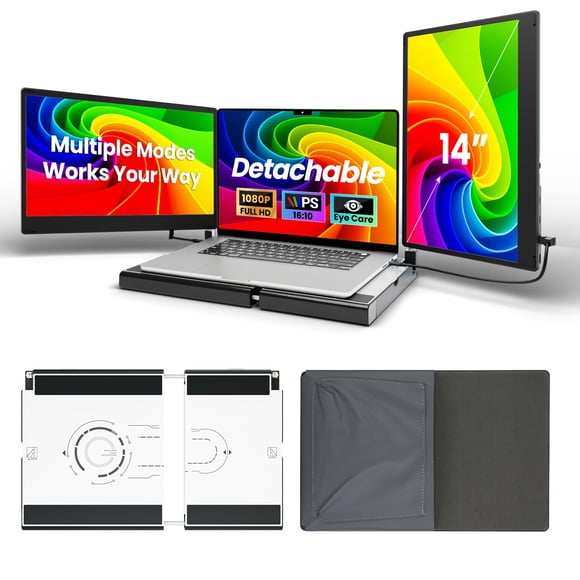 Extensor De Pantalla Para Laptop Monitor Portátil Fhd De 14