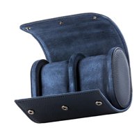 Magideal - Estuche De Viaje Para Relojes Con 2 Compartimentos, Regalos Para Amantes De Los Relojes, Organizador Portátil Resistente Al Agua, Almohadas Incluidas 14X10X7Cm