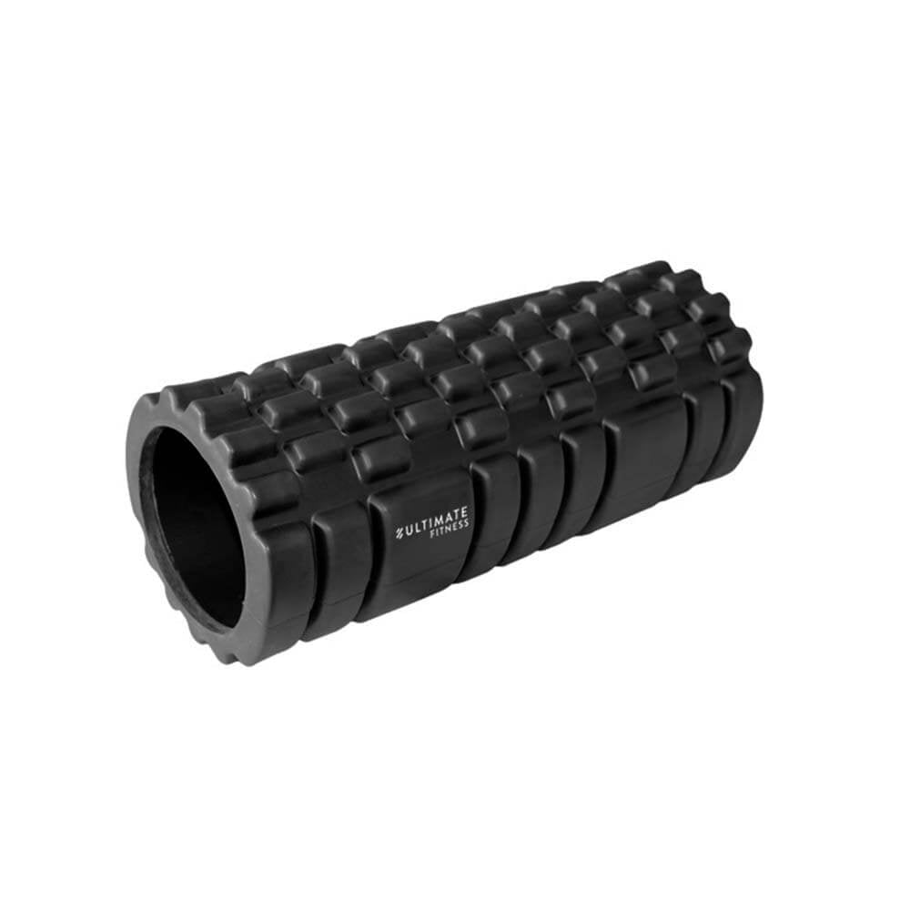 Ultimate Fitness - Foam Roller Cilindro Masajeador Negro