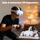 thumbnail image 3 of Base de Carga para Meta Quest 3S/3/2 con Estación de Carga Rápida PD de 20W Soporte Magnético para Auriculares de VR y Controlador Incluye Baterías Recargables y Cable USB-C, 3 of 8