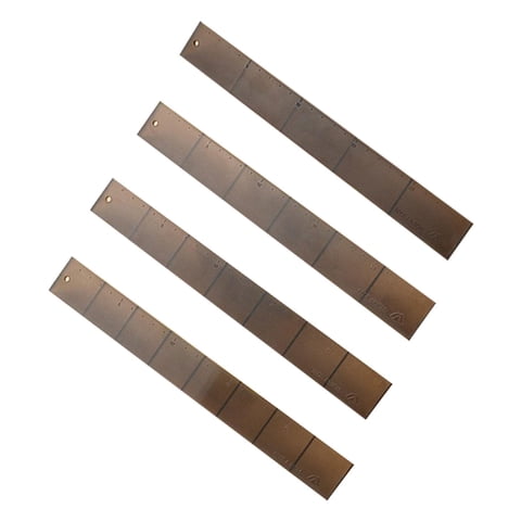 Bothyi - Molde Para Enrollar Pasteles Y Galletas, Escala Graduada De 4 Uds. Para Pastelería De Cocina De Restaurante