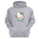 thumbnail image 1 of Polerón Canguro Gatita Kitty Gris Claro Talla Xs Unisex, 1 of 3