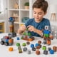 thumbnail image 5 of Set 60 Cubos Construcción Magnéticos + Figura Pixel 2x2 Rojo, 5 of 6