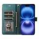 thumbnail image 5 of FOXDOCK Funda tipo Cartera para iPhone 16 Plus – Cubierta de Cuero PU con Múltiples Ranuras, Bolsillo para Efectivo y Correa de Muñeca, 5 of 6