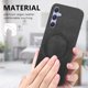 thumbnail image 3 of Magnetic Slim Case for Samsung Galaxy A24 with Camera Guard & Anti-Scratch Back Black, 3 of 6