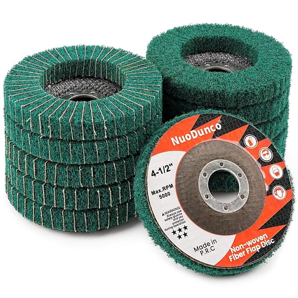Disco de Lija NuoDunco 4.5" 10 Piezas Granulado 120 y 180