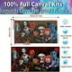 thumbnail image 2 of 1pc Large Size 15.75*27.56inch Without Frame DIY 5D Artificial Diamond Painting Set Halloween Horror Hunter Diamond Painting Full Diamond Diamond Art Embroidery Cross Stitch Picture Diamond Painting A, 2 of 2
